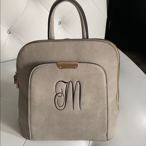 Initial (M) backpack purse